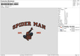 Spider 0312 Embroidery File 6 sizes