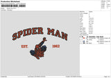 Spider 0312 Embroidery File 6 sizes
