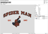Spider 0312 Embroidery File 6 sizes