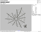 Spider Embroidery File 5 Size