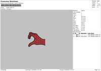 Spider Hand Embroidery File 6 sizes