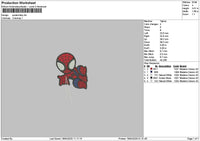 Spider1904 Embroidery File 6 sizes