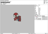 Spider1904 Embroidery File 6 sizes