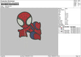 Spider1904 Embroidery File 6 sizes