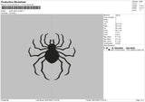 Spider Genei Ryodan Embroidery File 4 size