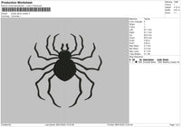 Spider Genei Ryodan Embroidery File 4 size