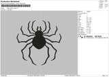 Spider Genei Ryodan Embroidery File 4 size