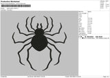 Spider Genei Ryodan Embroidery File 4 size