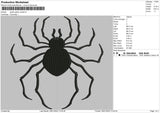 Spider Genei Ryodan Embroidery File 4 size