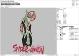 Spider Gween Embroidery File 6 sizes