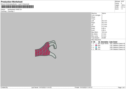 Gwen Hand Embroidery File 6 sizes