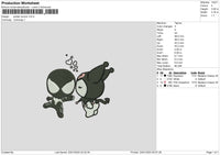 Spiderkuro Embroidery File 6 sizes