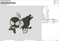 Spiderkuro Embroidery File 6 sizes
