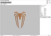 Spider 1610 Embroidery File 6 sizes