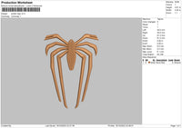Spider 1610 Embroidery File 6 sizes