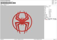 Spider Circle V3 Embroidery File 6 sizes