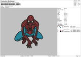 Spiderman 02 Embroidery File 4 size