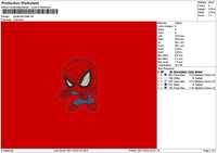 Spiderchibi 2911 Embroidery File 6 sizes