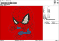 Spiderchibi 2911 Embroidery File 6 sizes