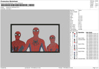 Spiderman Multiverse Embroidery File 4 size