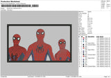 Spiderman Multiverse Embroidery File 4 size