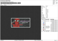 Spiderman No Way Home Embroidery File 4 size