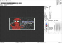 Spiderman No Way Home Embroidery File 4 size