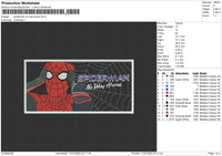 Spiderman No Way Home Embroidery File 4 size