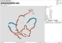 Spiderline 0502 Embroidery File 6 sizes