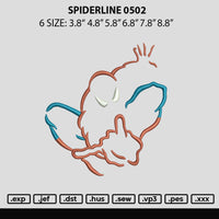 Spiderline 0502 Embroidery File 6 sizes