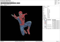 Spiderman Realistic Embroidery File 5 sizes