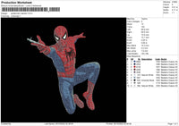 Spiderman Realistic Embroidery File 5 sizes