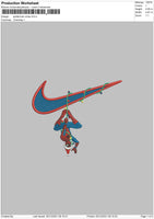 Spiderman Xmas Embroidery File 10 size