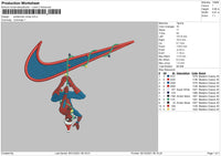 Spiderman Xmas Embroidery File 10 size