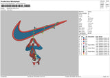 Spiderman Xmas Embroidery File 10 size