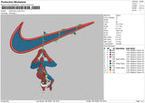 Spiderman Xmas Embroidery File 10 size