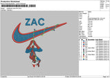 Swoosh spiderxmas 2312 Embroidery File 6 sizes