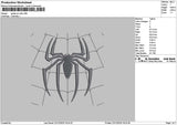 Spider Web 2212 Embroidery File 6 sizes