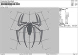 Spider Web 2212 Embroidery File 6 sizes