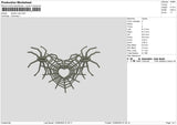 Spiders Web 04 Embroidery File 6 sizes