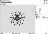 Spider 2312 Embroidery File 6 sizes