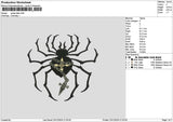 Spider 2312 Embroidery File 6 sizes