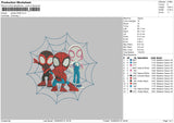 Spiders 1509 Embroidery File 6 sizes
