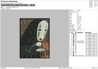 Spirited Away Embroidery File 4 size