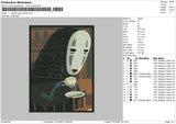 Spirited Away Embroidery File 4 size
