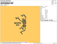 Spooky SZN Embroidery File 7 size