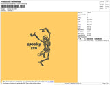 Spooky SZN Embroidery File 7 size