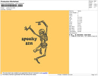 Spooky SZN Embroidery File 7 size