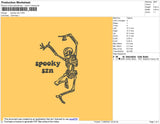 Spooky SZN Embroidery File 7 size