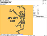Spooky SZN Embroidery File 7 size